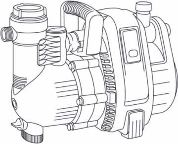 Gardena 1732-20 Comfort Gartenpumpe 4000/5 3D-Modell
